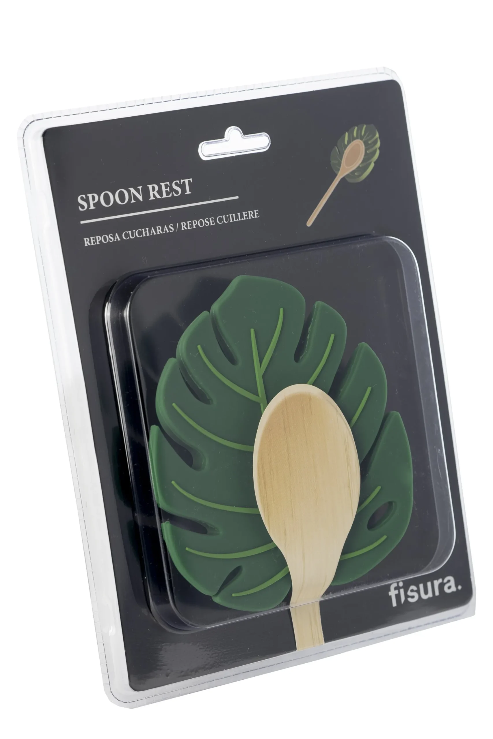 Reposa cucharas "hoja"