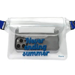 Riñonera estanca “Never ending summer” azul