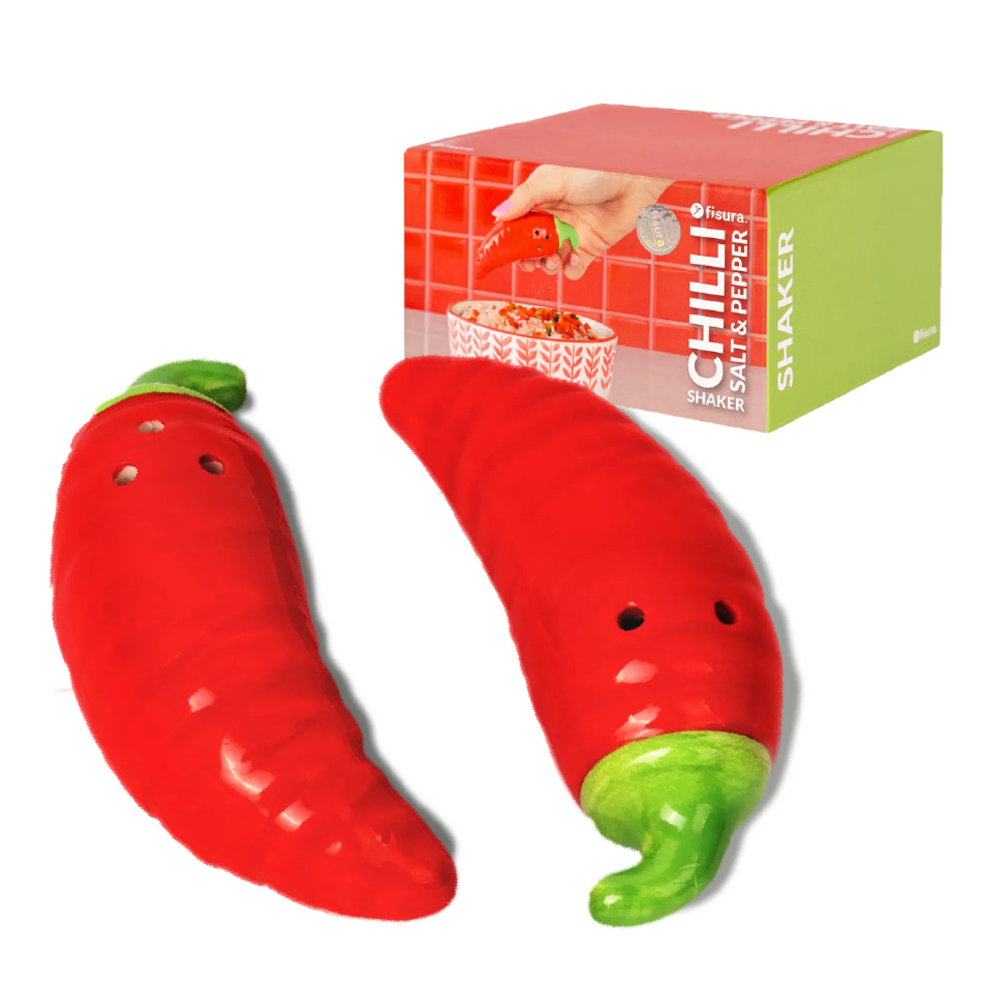 Salero y pimentero “Chilli”