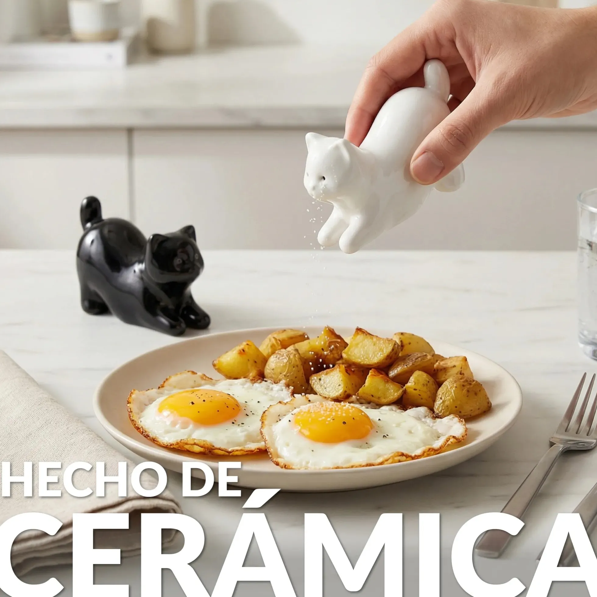 Salero y pimentero “Gato”