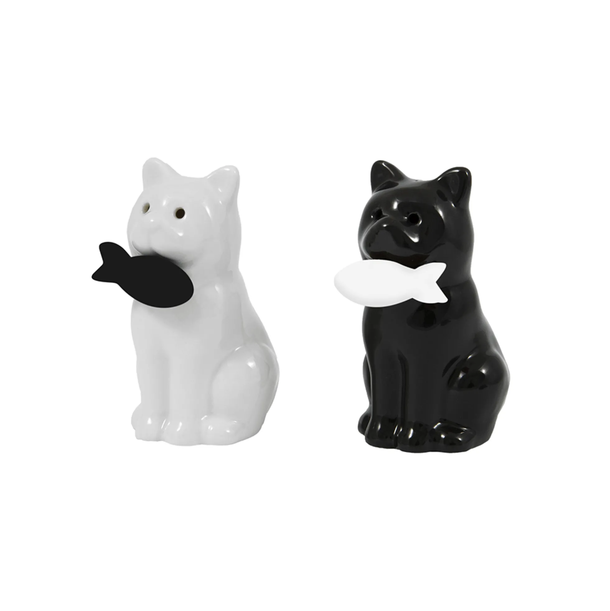 Salero y pimentero “gatos”