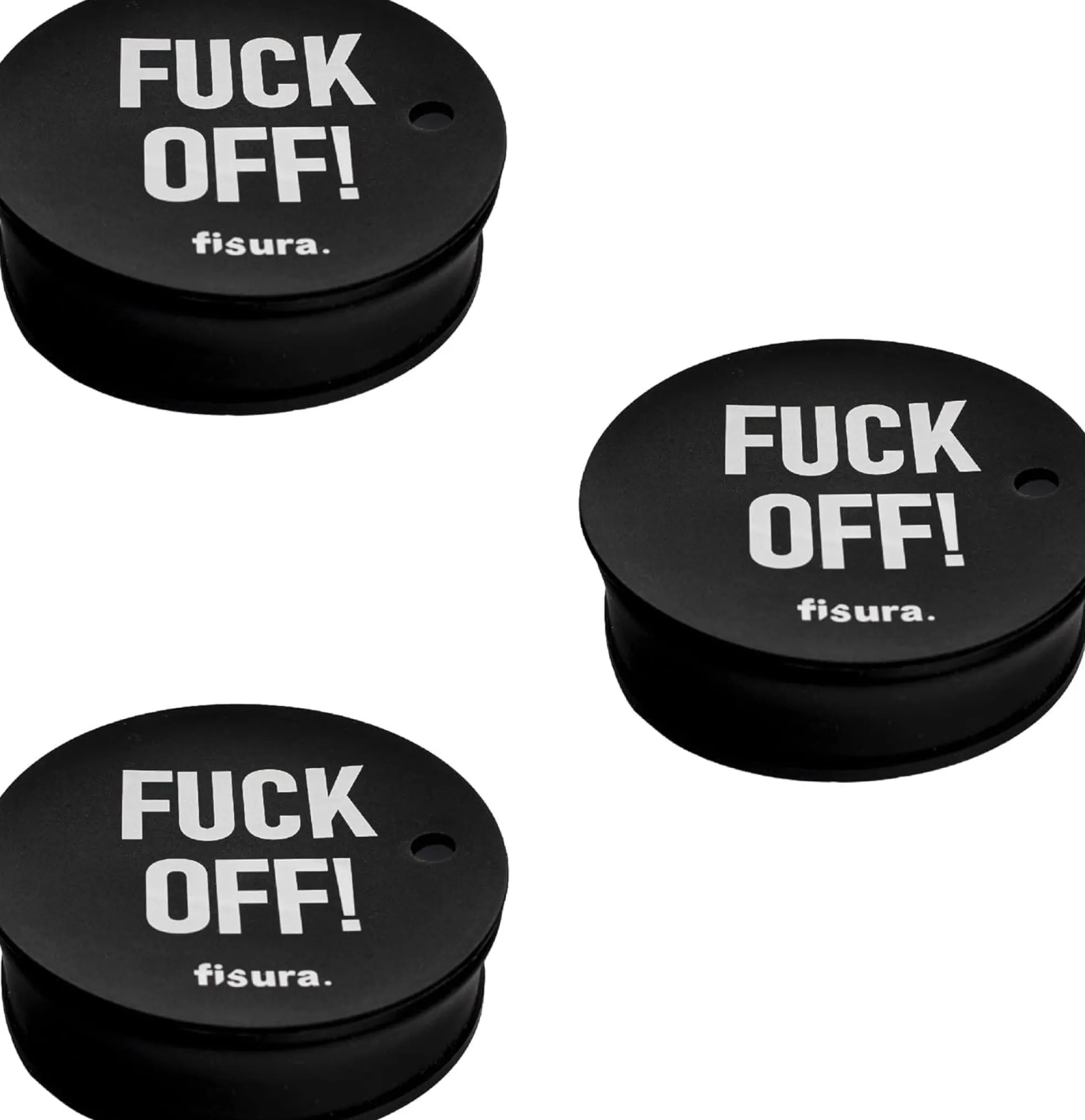 Tapa vasos antidroga “F*ck off” 3 unidades