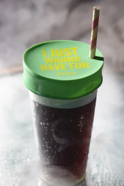 Tapa vasos antidroga “I just wanna have fun” 3 unidades