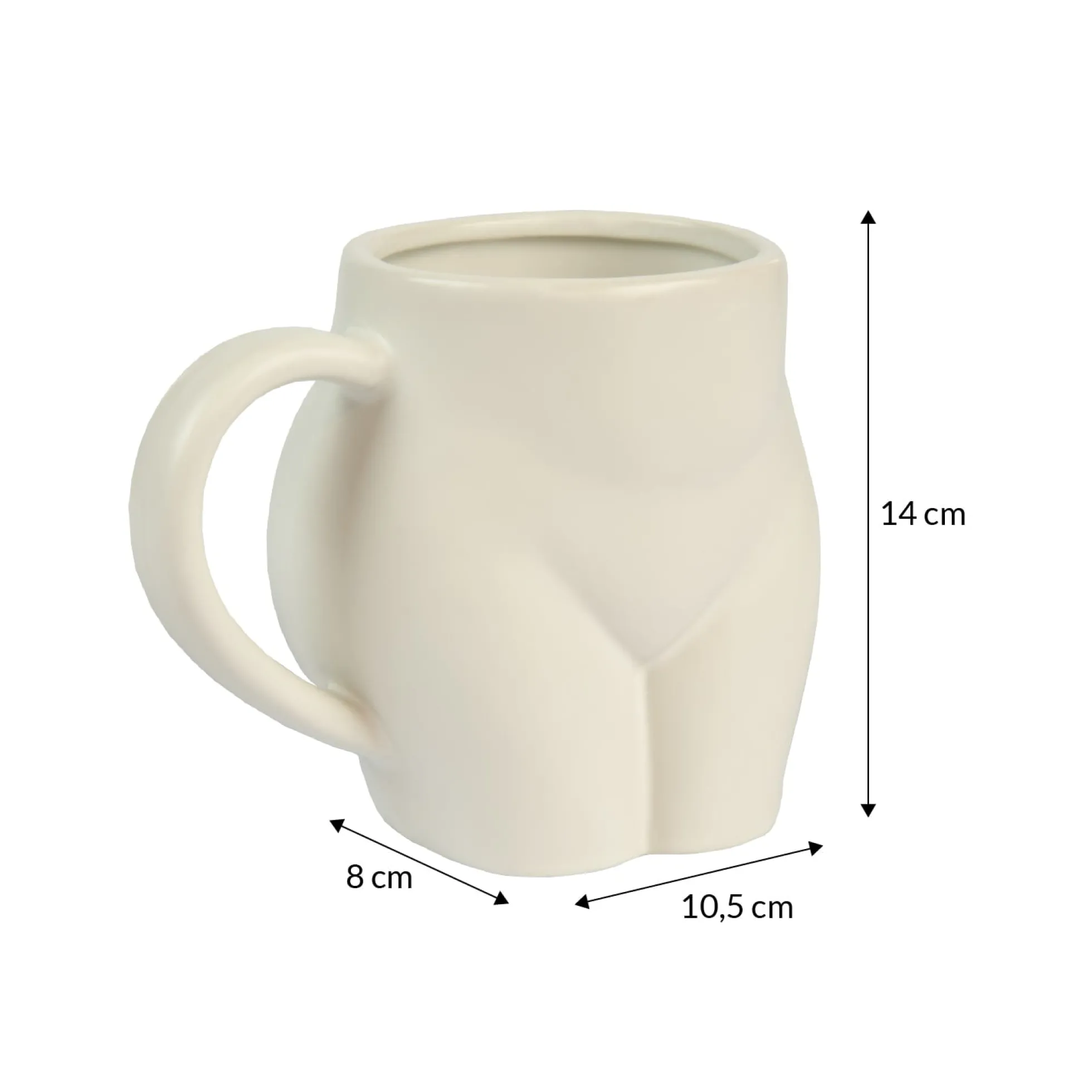 Taza "Culo" Blanco