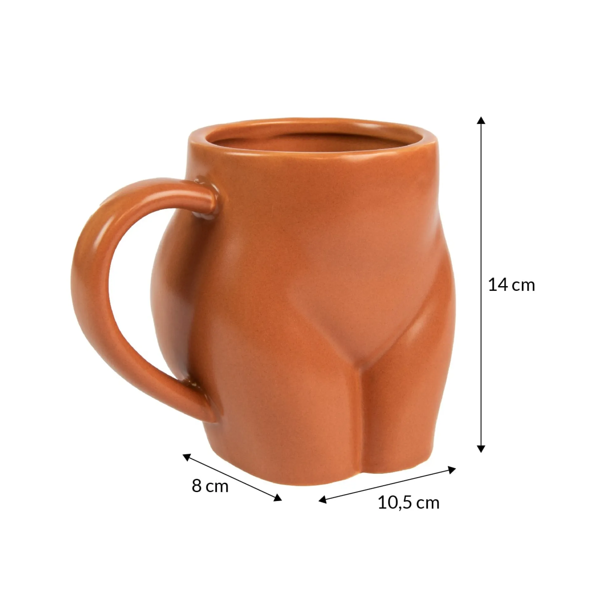 Taza "Culo" Terracota