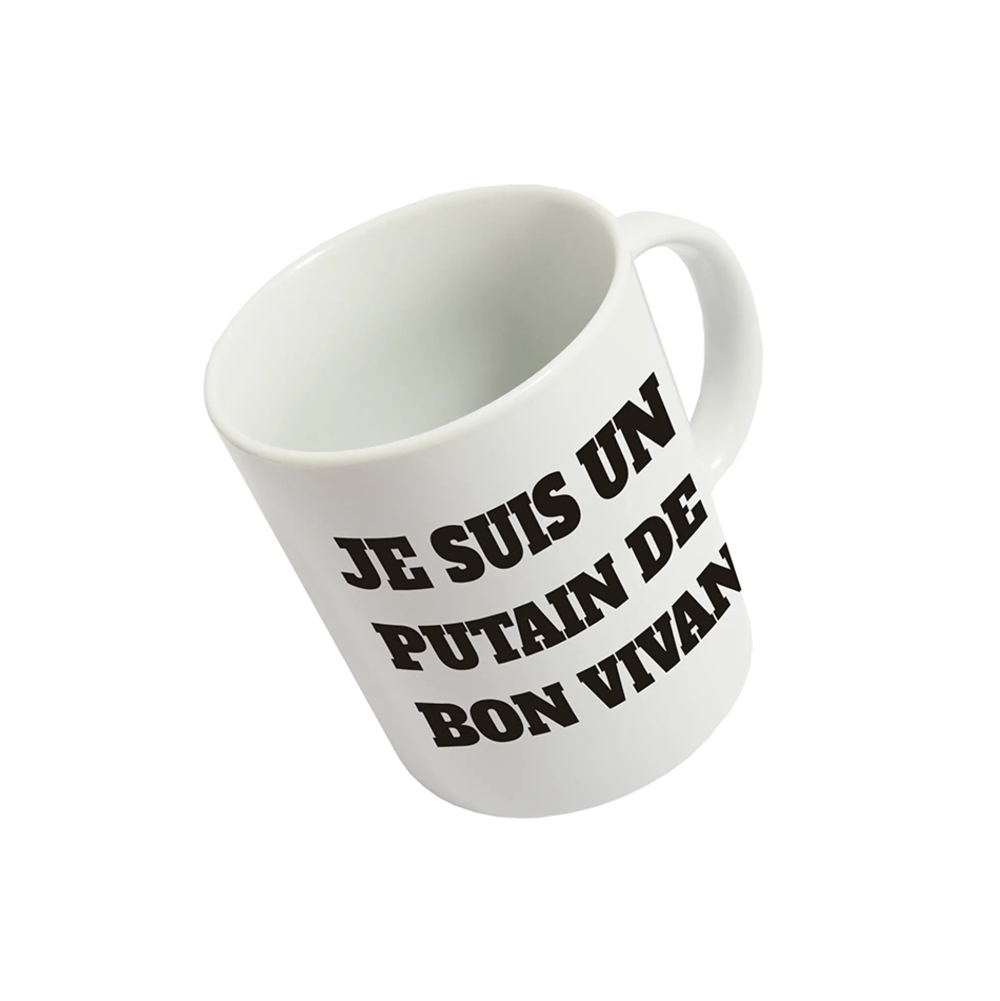 Taza 'Je suis un Putain de Bon Vivant' FR