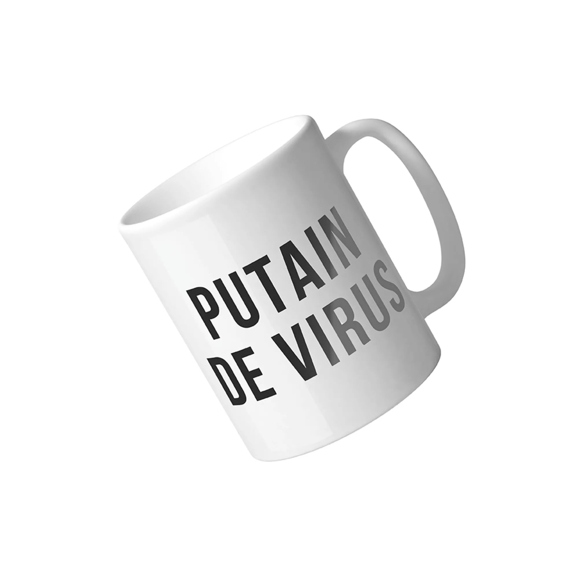 Taza "Putain de Virus"
