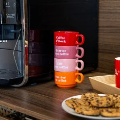 Tazas "Coffee Clock" (Set de 4)