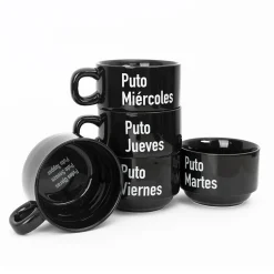 Tazas "Puta Semana" ESP (Set de 5)
