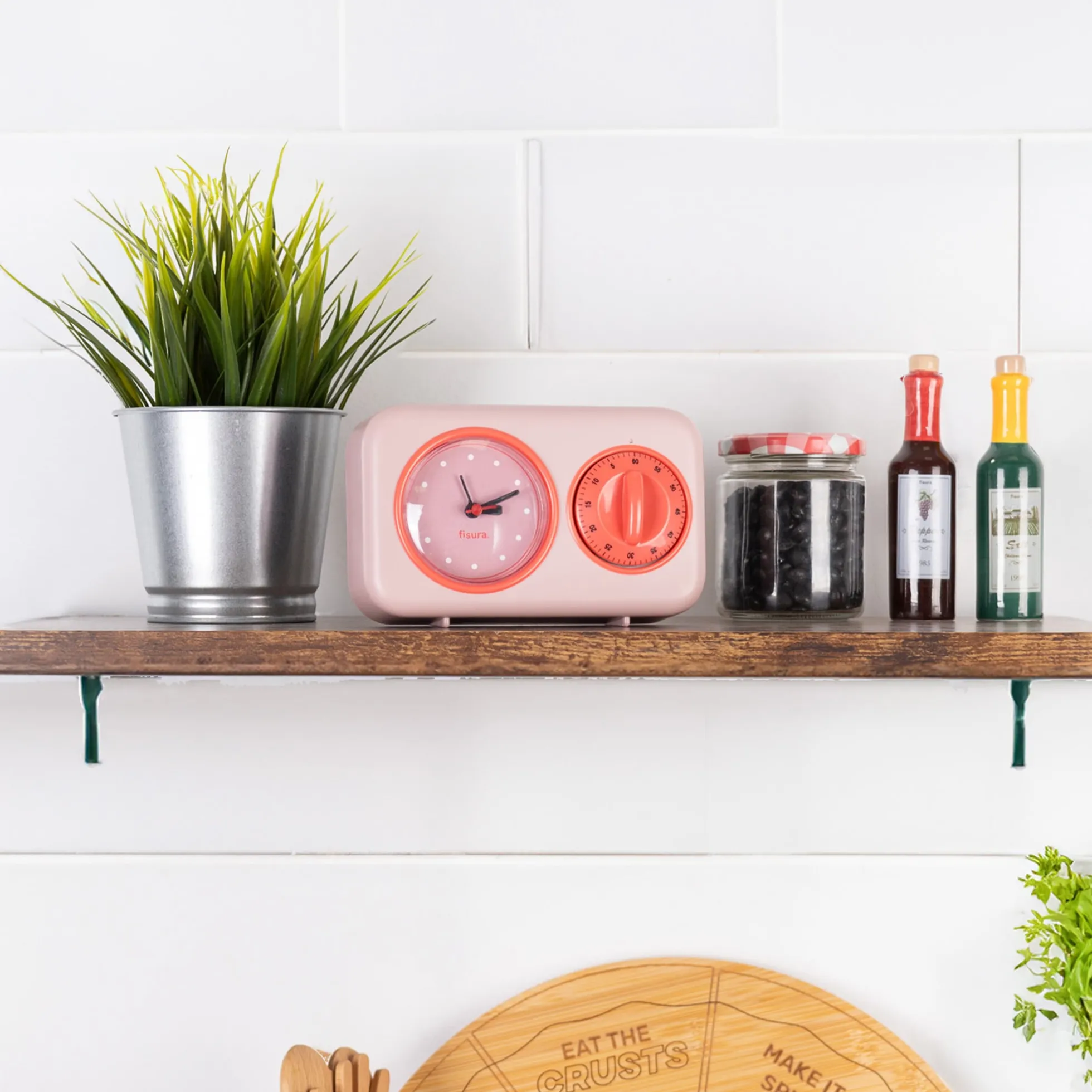 Temporizador de cocina retro - rosa