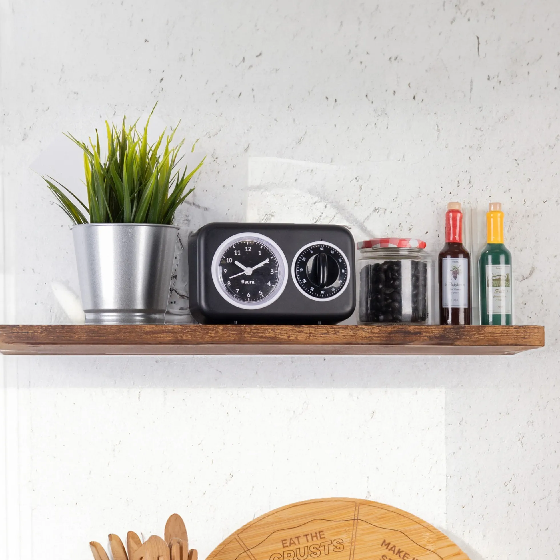 Temporizador de cocina retro - negro