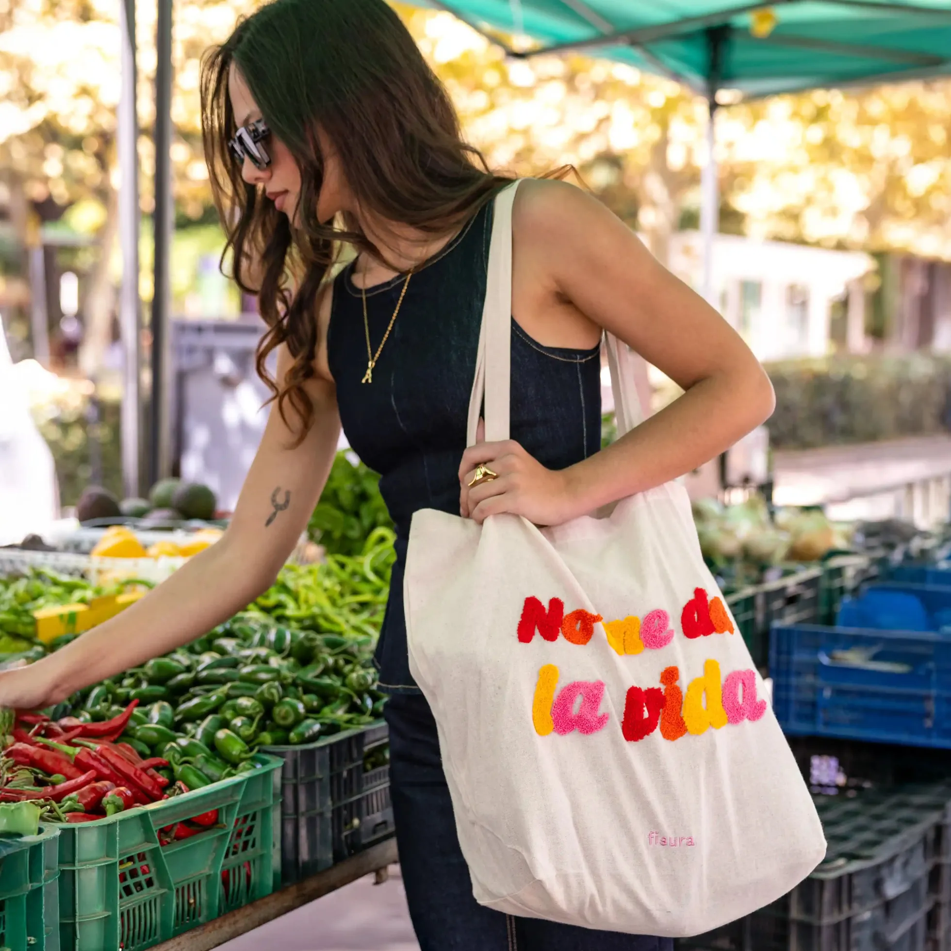 Tote bag borreguillo “No me da la vida”