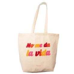 Tote bag borreguillo “No me da la vida”