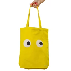 Tote bag original “ojos” amarilla