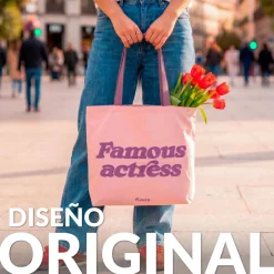 Tote bag pana "Famous actress"