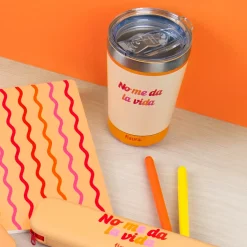 Vaso termo "No me da la vida”