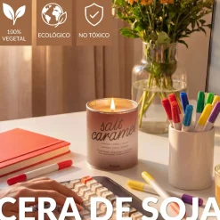 Vela en lata de metal “Salt caramel” – caramelo salado