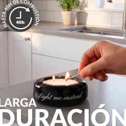 Vela multiusos “Light me instead” – tabaco y miel