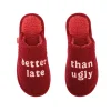 Zapatillas “Better late than ugly” rojo
