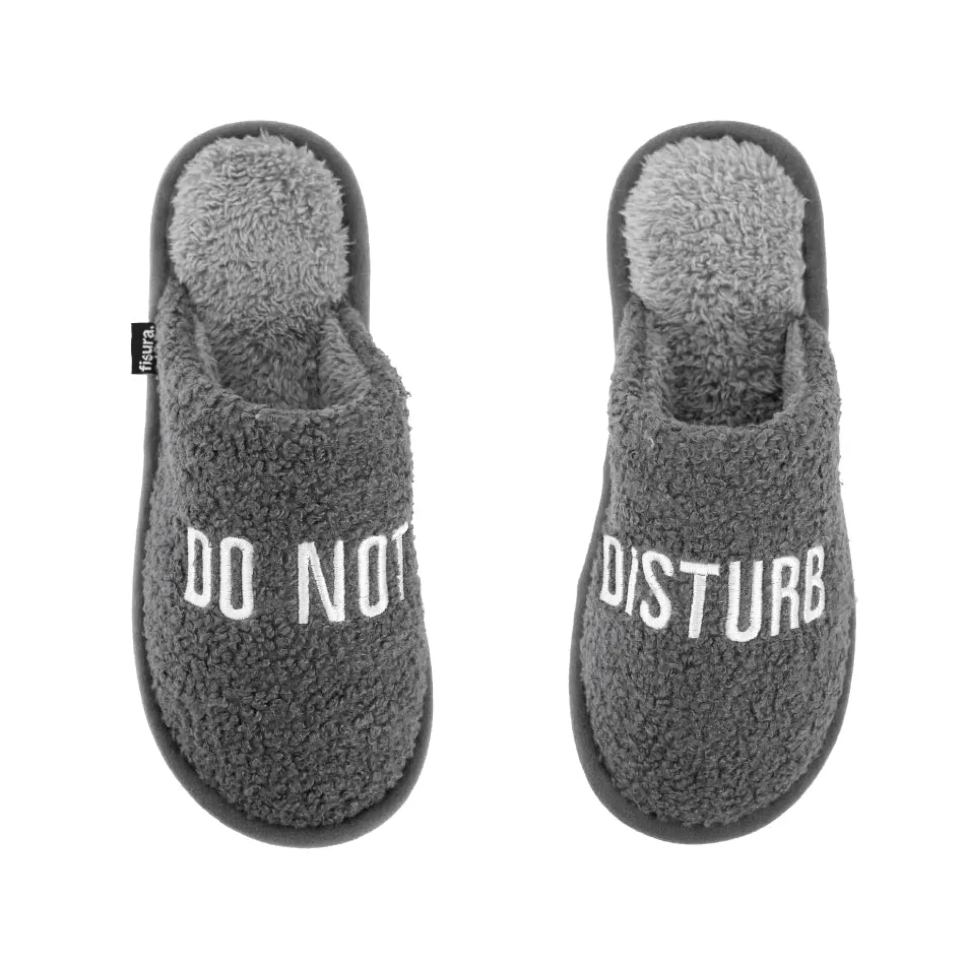 Zapatillas “Do not disturb” gris