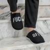 Zapatillas “Fuck off” negro