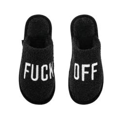 Zapatillas “Fuck off” negro