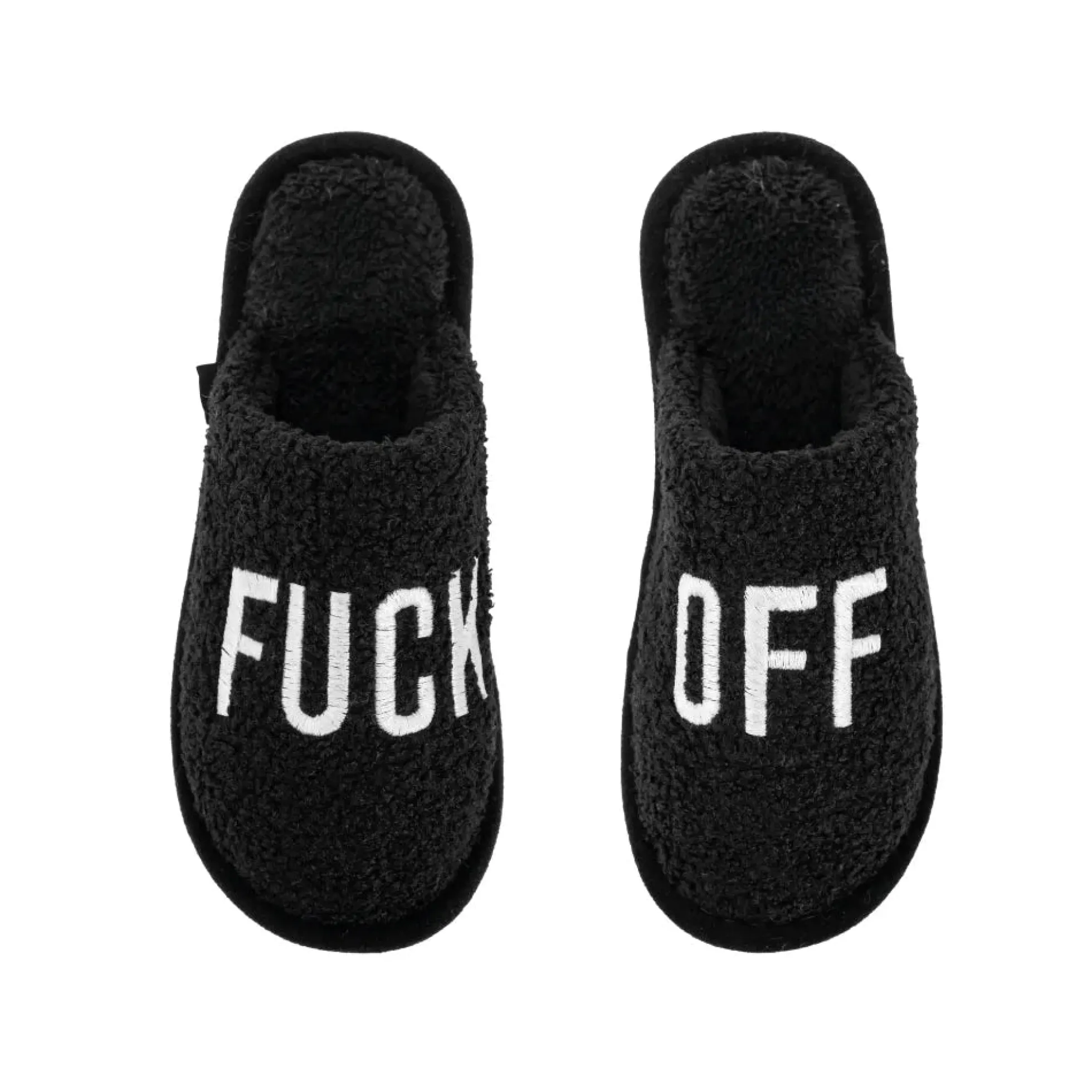 Zapatillas “Fuck off” negro