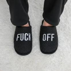 Zapatillas “Fuck off” negro